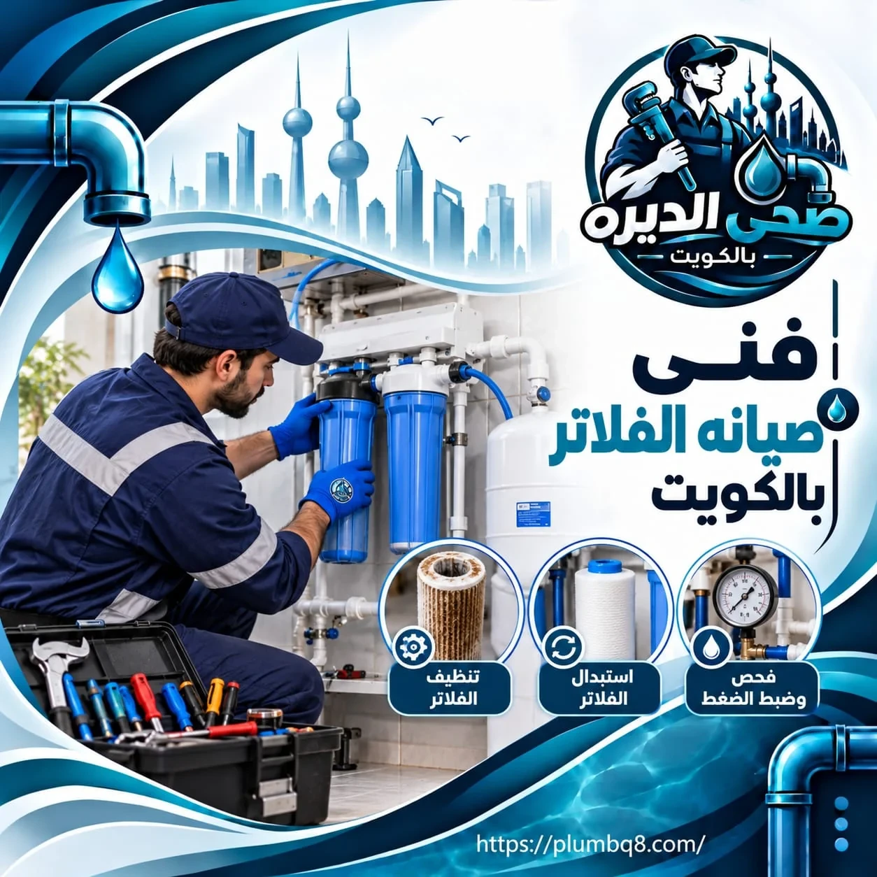Water Filter Technician: Prepare Device and Cartridge Details